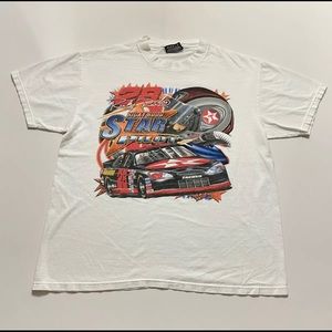 Vintage 90s Nascar Ricky Rudd T-Shirt Size M White